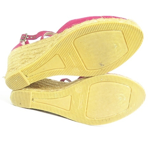gaimo(ガイモ)のGAIMO ウエッジソール サンダル クロスストラップ エスパドリーユ 38 レディースの靴/シューズ(サンダル)の商品写真