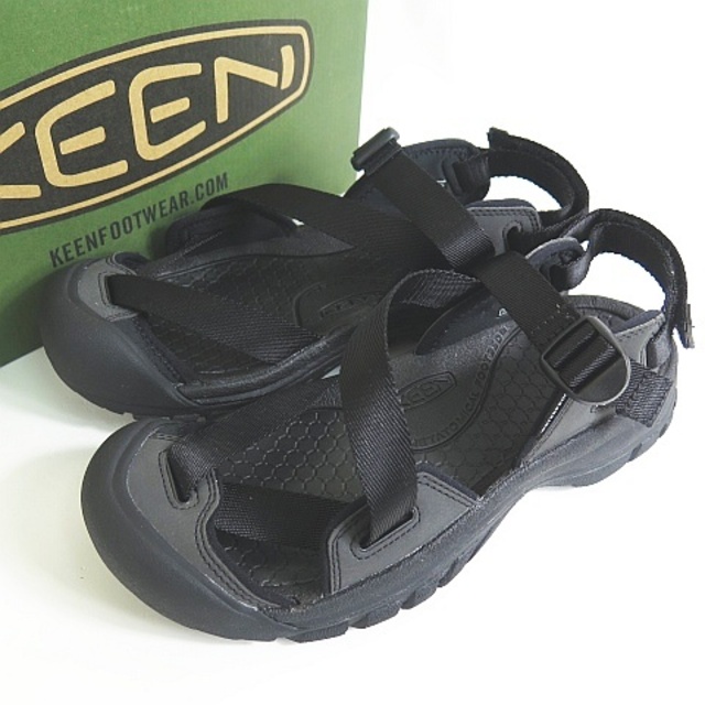 靴/シューズ KEEN ZERRAPORT2 サンダル 8 BLACK 1022500 6110円 激安