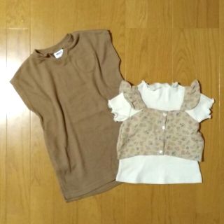 ブリーズ(BREEZE)の80cm♥BREEZE/tete a tete ワンピース トップス 2点セット(ワンピース)