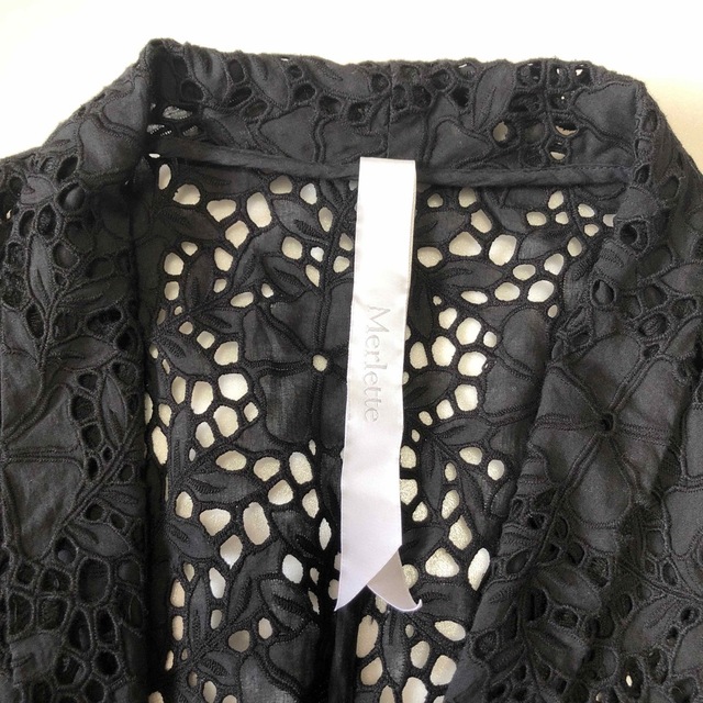 Merlette(マーレット)のMerlette マーレット　レースジャケット　刺繍　定価￥74,000tax レディースのジャケット/アウター(テーラードジャケット)の商品写真