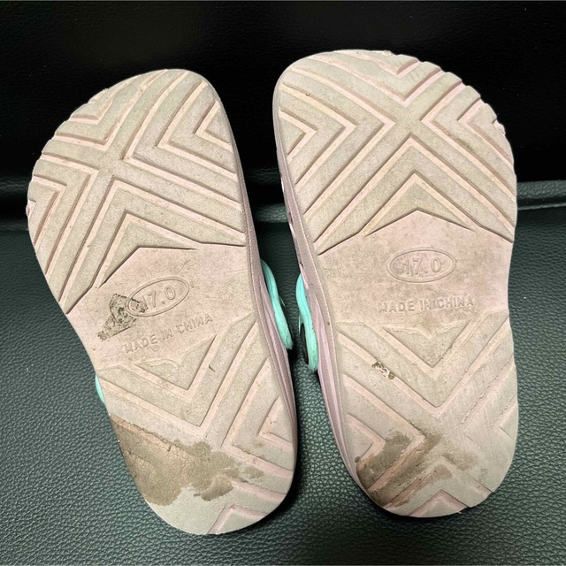 アリエル サンダル 17cm ピンク キッズ/ベビー/マタニティのベビー靴/シューズ(~14cm)(サンダル)の商品写真