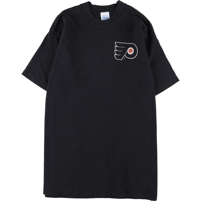 SALEM NHL フィラデルフィア フライヤーズ Philadelphia Flyers 両面プリント スポーツプリントTシャツ USA製 メンズM /eaa337458