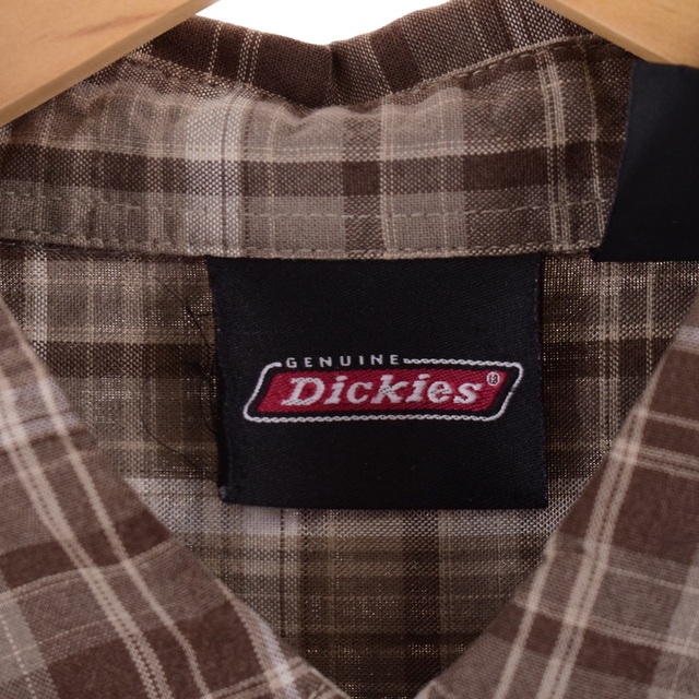 Dickies(ディッキーズ)の古着 ディッキーズ Dickies チェック柄 半袖 ボックスシャツ メンズXXL /eaa338026 メンズのトップス(シャツ)の商品写真
