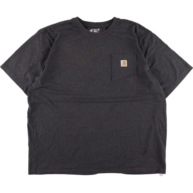 ビッグサイズ カーハート Carhartt Loose Fit 半袖 ワンポイントロゴポケットTシャツ メンズXXXL /eaa337494