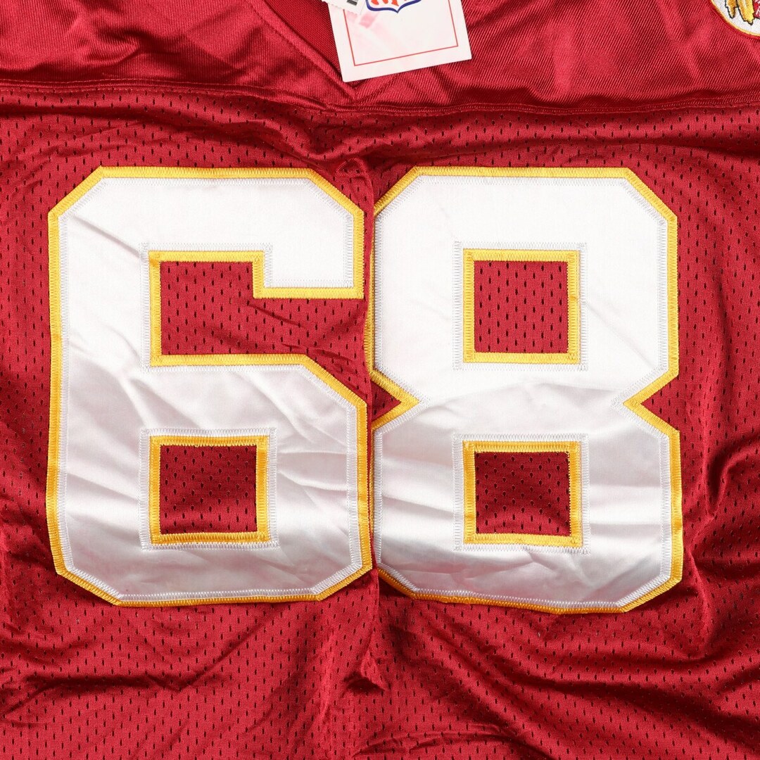 デッドストック DEADSTOCK MITCHELL AND NESS NFL ナンバリング WASHINGTON REDSKINS ワシントンレッドスキンズ ゲームシャツ サッカーシャツ メンズXXL /eaa338179