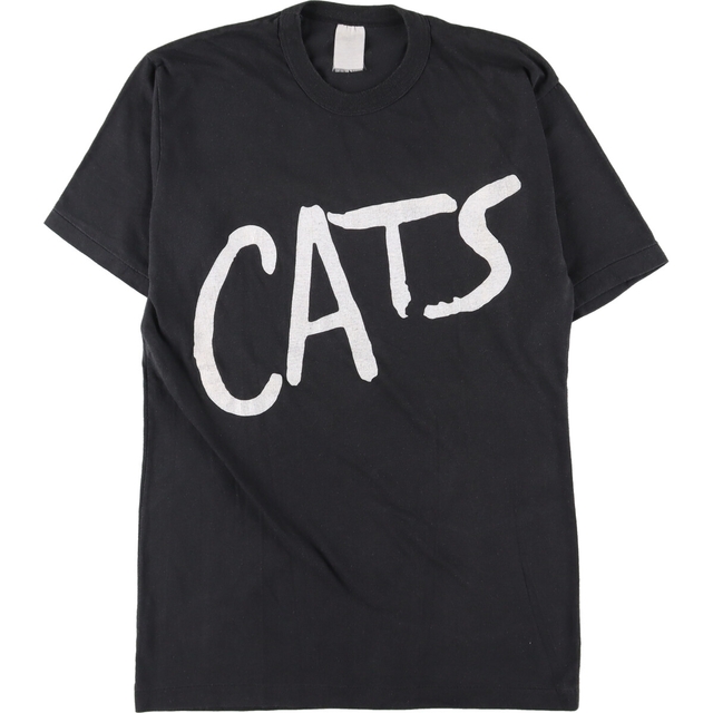 80年代 CATS キャッツ 両面 プリントTシャツ メンズS ヴィンテージ /eaa337625