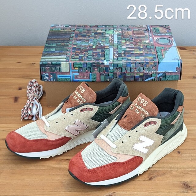 New Balance(ニューバランス)のKITH New Balance 998 Beige Chutney メンズの靴/シューズ(スニーカー)の商品写真