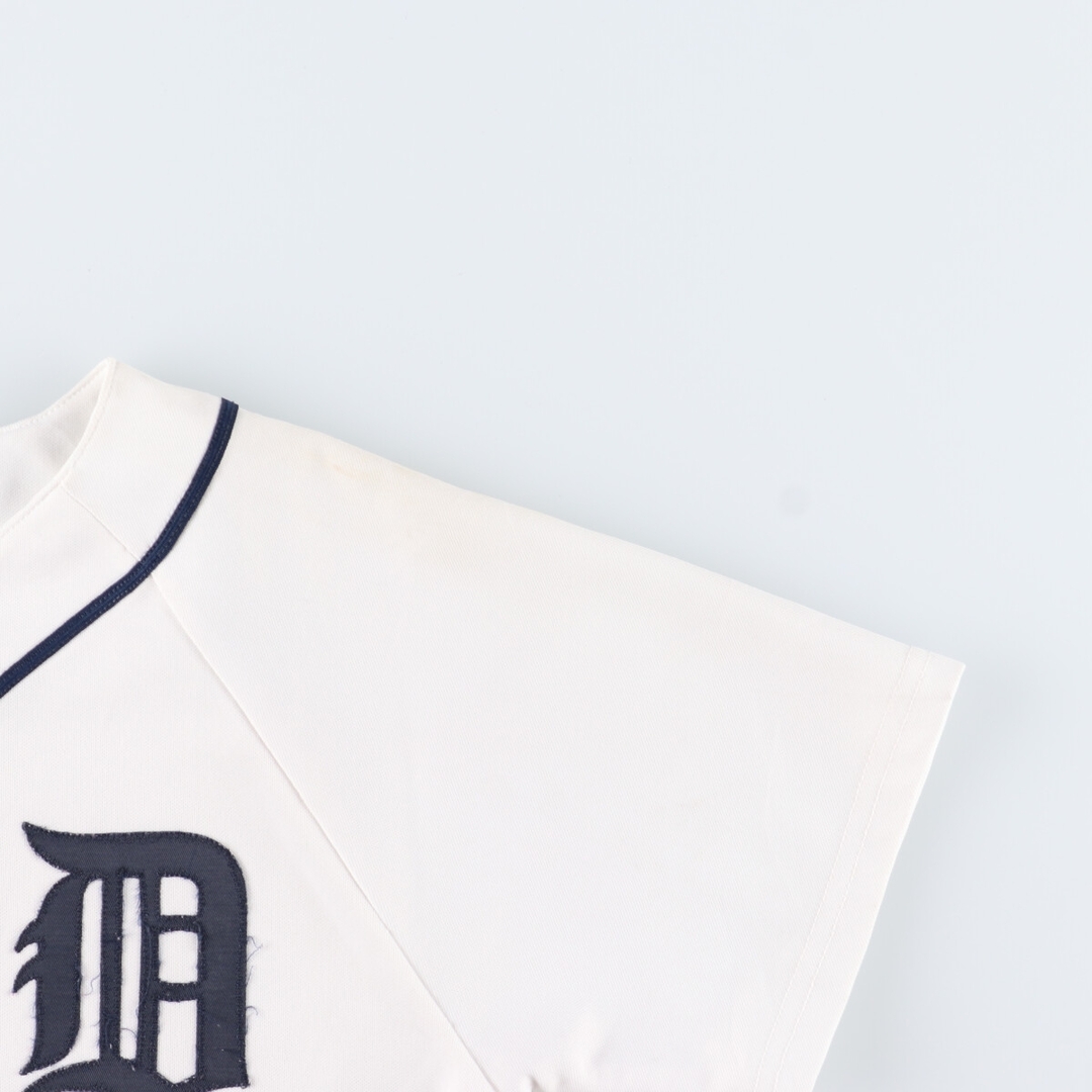 マジェスティック majestic MLB DETROIT TIGERS デトロイトタイガース ゲームシャツ ベースボールシャツ USA製 メンズS /eaa337017 6