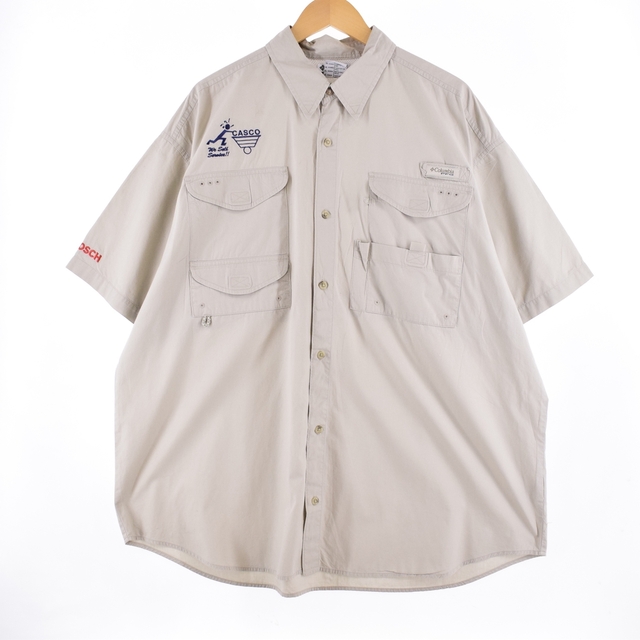 コロンビア Columbia PFG 半袖 フィッシングシャツ メンズXL /eaa337140