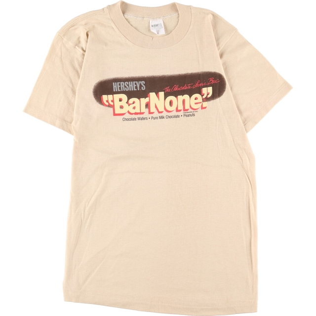 HERSHEY80年代 HERSHEY'S 両面プリント アドバタイジングTシャツ USA製 メンズS ヴィンテージ /eaa337518