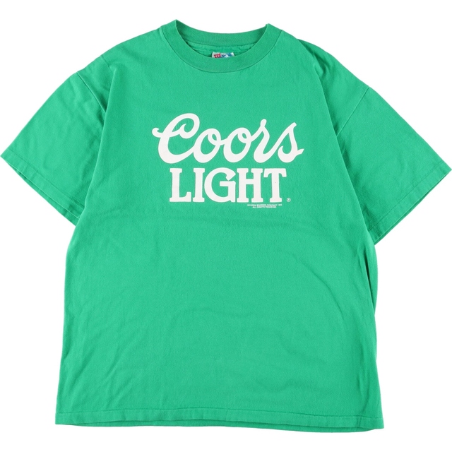 90年代 ヘインズ Hanes COORS LIGHT アドバタイジングTシャツ USA製 メンズL ヴィンテージ /eaa337517Hanesヘインズ特徴