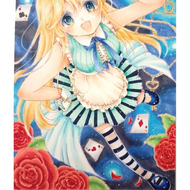 手描きイラスト オリジナルイラスト 【アリスちゃん】の通販 by 手描きイラスト オリジナルイラスト 【アリスちゃん】の通販 by
