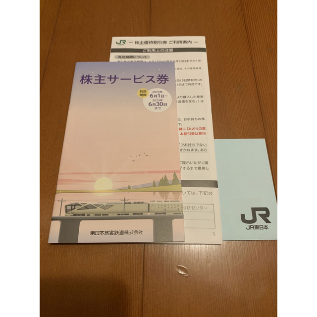 JR東日本株主優待割引券