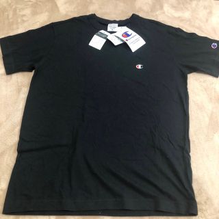 チャンピオン(Champion)の新品  Champion チャンピオン M 半袖 Tシャツ ワンポイント 黒(Tシャツ/カットソー(半袖/袖なし))