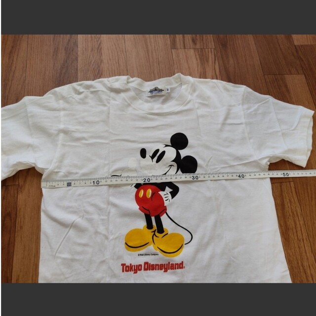 Disney(ディズニー)の*東京ディズニーランド*ミッキーマウス  Tシャツ  Mサイズ  ‘90年代 レディースのトップス(Tシャツ(半袖/袖なし))の商品写真