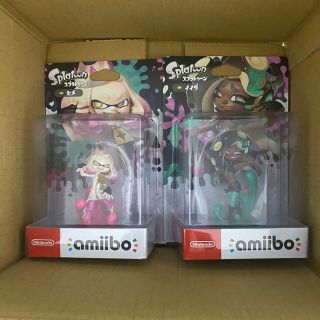 ニンテンドースイッチ(Nintendo Switch)の【新品未開封品】スプラトゥーン amiibo ヒメ＋イイダ(ゲームキャラクター)