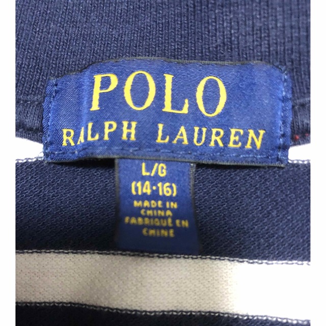 POLO RALPH LAUREN(ポロラルフローレン)のラルフローレン ポロシャツ 14-16 160 170 キッズ/ベビー/マタニティのキッズ服女の子用(90cm~)(Tシャツ/カットソー)の商品写真