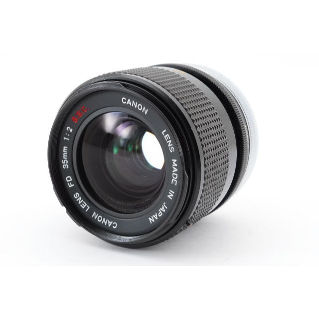 超美品 CANON キャノン FD 35mm f2 S.S.C.レンズ Y668 - レンズ(単焦点)