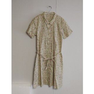 FELISSIMO - *フェリシモ*小花柄 シャツワンピース Mサイズの通販 by