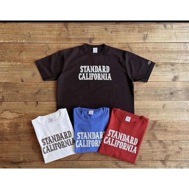 STANDARD CALIFORNIA(スタンダードカリフォルニア)の白XLスタンダードカリフォルニアstandardcalifolniaチャンピオン メンズのトップス(Tシャツ/カットソー(半袖/袖なし))の商品写真