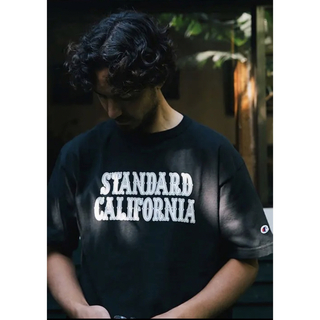 スタンダードカリフォルニア(STANDARD CALIFORNIA)の白XLスタンダードカリフォルニアstandardcalifolniaチャンピオン(Tシャツ/カットソー(半袖/袖なし))