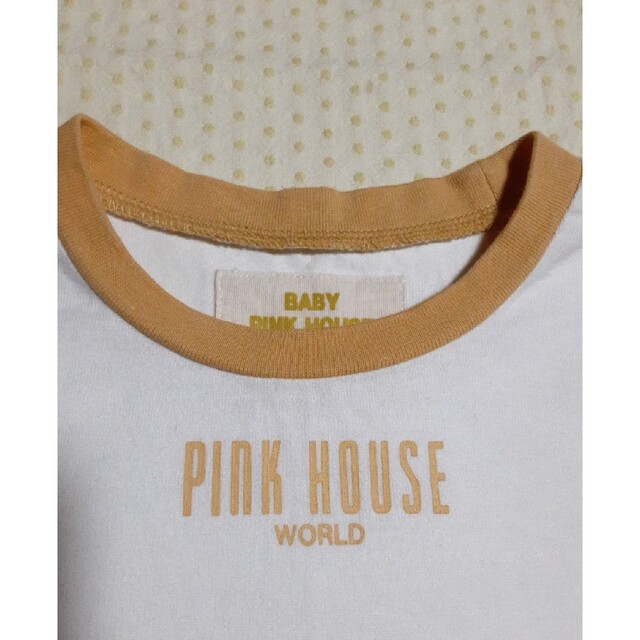 PINK HOUSE(ピンクハウス)のピンクハウス♡Tシャツ👦👧サイズ100cm美品です キッズ/ベビー/マタニティのキッズ服女の子用(90cm~)(Tシャツ/カットソー)の商品写真