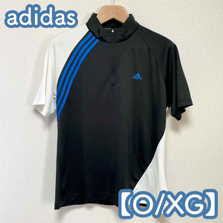 アディダス(adidas)のadidas アディダス ハーフジップ半袖Tシャツ メンズ 【O/XG】(ウエア)