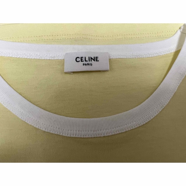 celine(セリーヌ)の極美品　Celine  Tシャツ　黄色 レディースのトップス(Tシャツ(半袖/袖なし))の商品写真