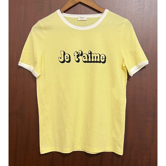 celine(セリーヌ)の極美品　Celine  Tシャツ　黄色 レディースのトップス(Tシャツ(半袖/袖なし))の商品写真