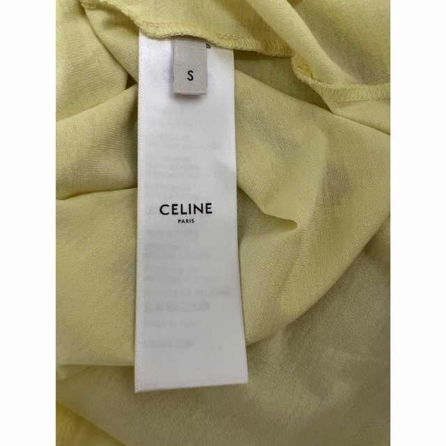 極美品　Celine  Tシャツ　黄色