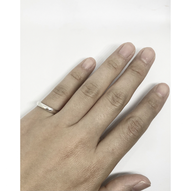 甲丸3ミリ スターリングシルバー925リング 結婚指輪 シンプル 重ね付け