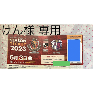 けん様 専用！名古屋グランパス vsセレッソ大阪 ロイヤルシート(サッカー)