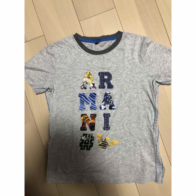 ARMANI JUNIOR(アルマーニ ジュニア)の【美品】アルマーニ  ジュニア Tシャツ　160 166 キッズ/ベビー/マタニティのキッズ服男の子用(90cm~)(その他)の商品写真