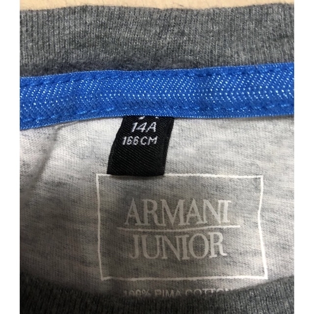 ARMANI JUNIOR(アルマーニ ジュニア)の【美品】アルマーニ  ジュニア Tシャツ　160 166 キッズ/ベビー/マタニティのキッズ服男の子用(90cm~)(その他)の商品写真