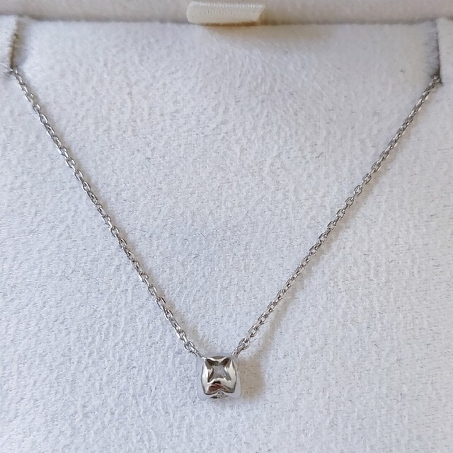 4℃ - canal 4℃ ダイヤモンド ネックレス Pt850 0.198ct 1.8gの 4℃ - canal 4℃ ダイヤモンド ネックレス Pt850 0.198ct 1.8gの