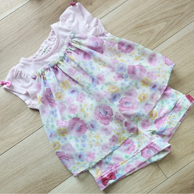 anyFAM(エニィファム)の上下セットアップ キッズ/ベビー/マタニティのキッズ服女の子用(90cm~)(ワンピース)の商品写真