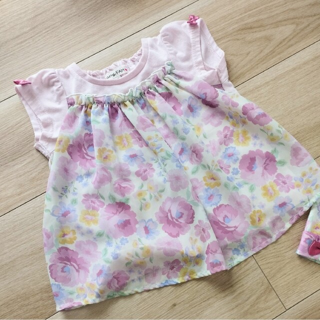 anyFAM(エニィファム)の上下セットアップ キッズ/ベビー/マタニティのキッズ服女の子用(90cm~)(ワンピース)の商品写真