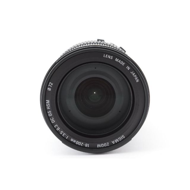 超美品 シグマ 18-200mm f3.5-6.3 DC OS ニコン C199-