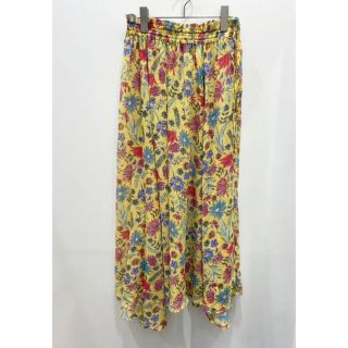 ダブルクローゼット(w closet)のwcloset 花柄スカート　スカート　お花　花柄　新品　タグ付き　未使用(ロングスカート)