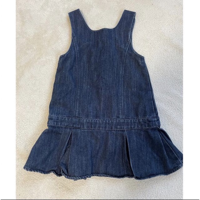 babyGAP(ベビーギャップ)のGAP デニムワンピース　110 キッズ/ベビー/マタニティのキッズ服女の子用(90cm~)(ワンピース)の商品写真