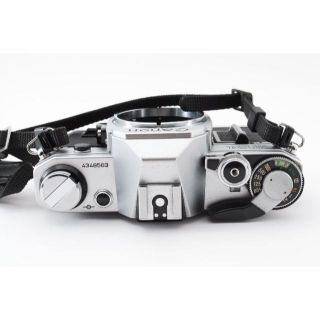 美品 キャノン AE-1 シルバー ボディ フィルム モルト新品交換済 Y687
