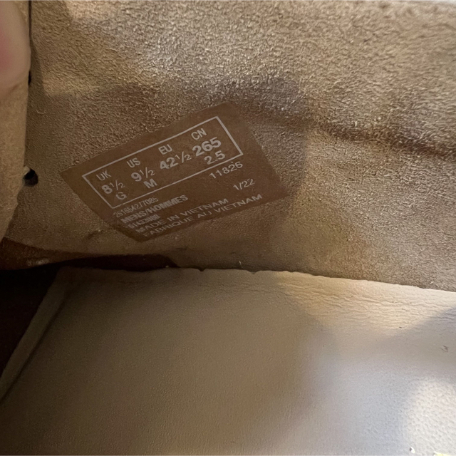 輝く高品質な 未使用 CLARKS WALLABEE ワラビー 希少モデル ベージュ