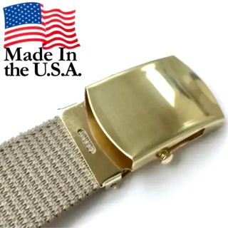 NOS 70年代 Military Belt (ガチャベルト) USA製(ベルト)