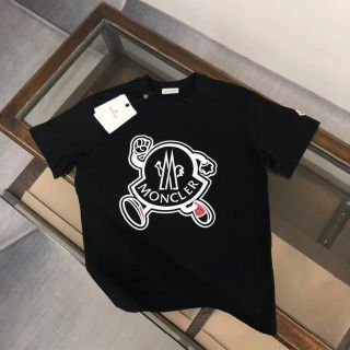 超希少品 極美品 モンクレール 総柄刺繍Tシャツ 派手 サーフィン