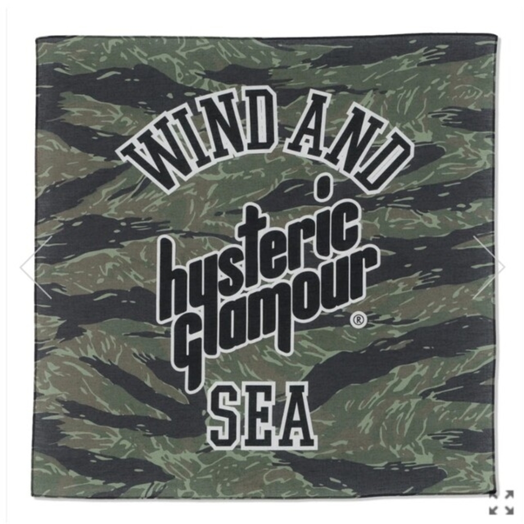 WIND AND SEA(ウィンダンシー)のHYSTERIC GLAMOUR x WDS BANDANA / CAMO  メンズのファッション小物(バンダナ/スカーフ)の商品写真