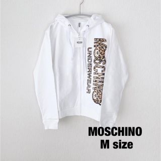 モスキーノ(MOSCHINO)の【訳あり】【新品】MOSCHINO  モスキーノ ホワイト パーカー ベア(パーカー)