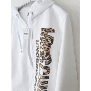 MOSCHINO - 【訳あり】【新品】MOSCHINO モスキーノ ホワイト パーカー