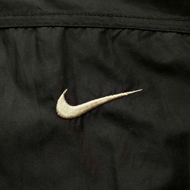 90s NIKE テック系　撥水　ナイロンジャケット　  ブラック