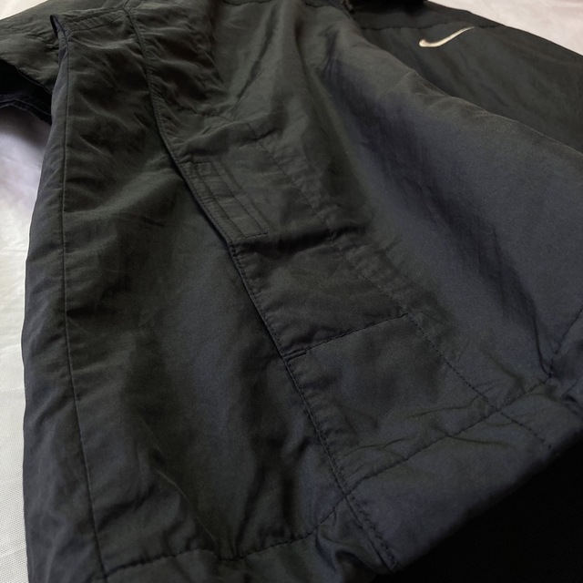 NIKE(ナイキ)の90s ナイキゴルフ 半袖 ナイロンジャケット フルジップ テック系 y2k 黒 メンズのジャケット/アウター(ナイロンジャケット)の商品写真