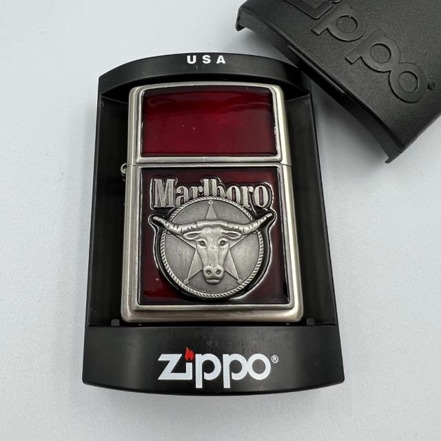 メンズ希少　ZIPPO　Marlbolo　マルボロ　懸賞品　限定500個　ロングホーン